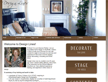 Tablet Screenshot of design-lines.ca